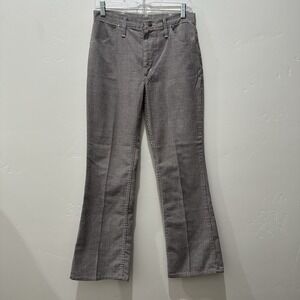 Vintage Wrangler Houndstooth Pants Size  31 X‎ 30 Brown White Gray Retro Disco